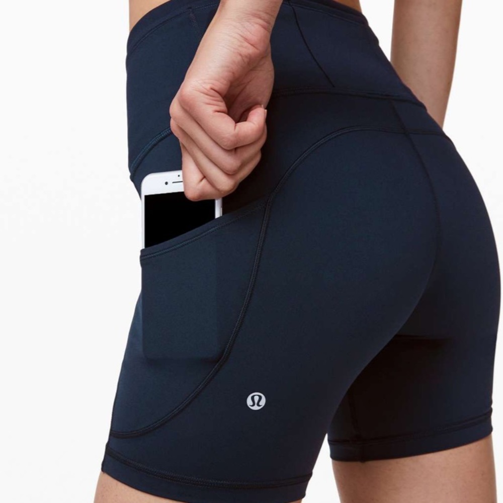 Lululemon Fast and Free Short 6" True Navy